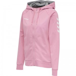 Dámské Batohy Hummel Go Cotton Zip Růžové | 204008-663