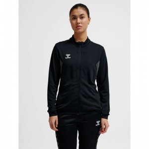 Dámské Bundy Hummel Authentic Pl Zip Černé | 684794-387