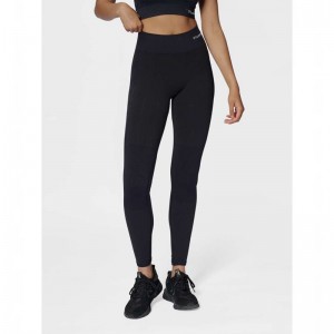 Dámské Bundy Hummel Clea Seamless Mid Waist Černé | 304197-555