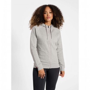 Dámské Bundy Hummel Red Classic Zip Šedé | 304372-163