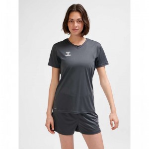 Dámské Dres Hummel Authentic Pl S/S Černé | 141118-744