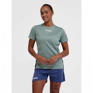 Dámské Dres Hummel Multi Pl Zelene | 534129-805