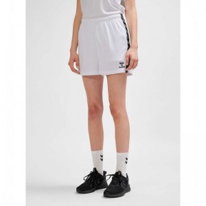 Dámské Kraťasy Hummel Authentic Pl Bílé | 526130-341