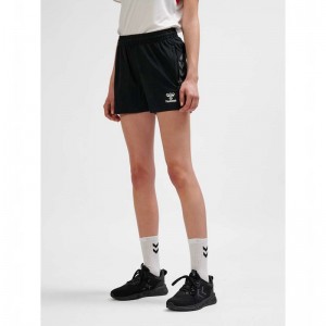 Dámské Kraťasy Hummel Authentic Woven Černé | 129872-982