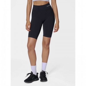 Dámské Kraťasy Hummel Clea Seamless Cycling Černé | 204788-344