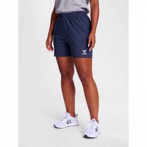 Dámské Kraťasy Hummel Go 2.0 Sweat Tmavě Blankyt | 869173-987