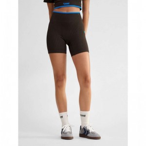 Dámské Kraťasy Hummel Knitteds Tights Čokolády | 941501-285