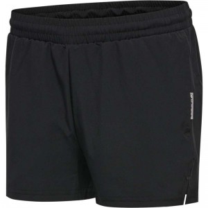 Dámské Kraťasy Hummel Move Grid Woven Černé | 590316-404