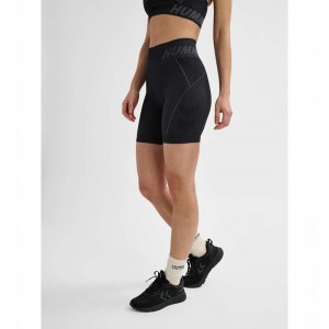 Dámské Kraťasy Hummel Te Christel Seamless Černé | 982608-613