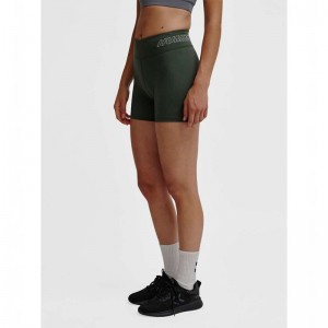 Dámské Kraťasy Hummel Te Fundamental Mw Tight Zelene | 148285-200