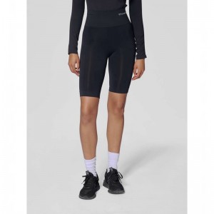 Dámské Kraťasy Hummel Tif Seamless Cyling Černé | 846960-784