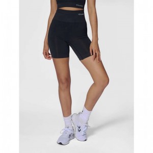 Dámské Kraťasy Hummel Tif Seamless Černé | 891453-490