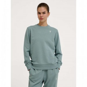 Dámské Mikiny Hummel Pulse W Sweat Crewneck Šedé | 109173-921