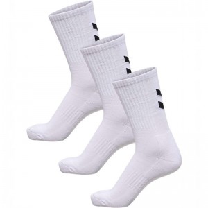 Dámské Ponožky Hummel 3-pack Chevrons Bílé | 615766-891