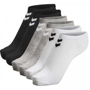 Dámské Ponožky Hummel Chevron 6-pack Ankle Bílé | 854763-133
