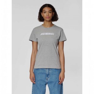 Dámské Ponožky Hummel Elemental Logo Cotton Šedé | 849094-582