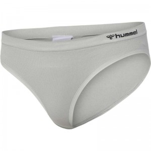 Dámské Tanga Hummel Juno Seamless Šedé | 330157-416