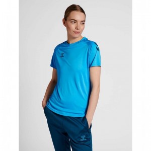 Dámské Tričko Hummel Core Xk Core Poly S/S Blankyt | 880548-097