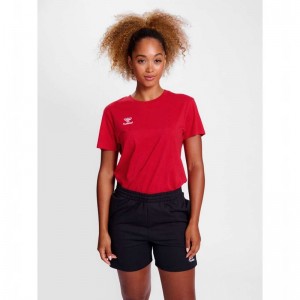 Dámské Tričko Hummel Go 2.0 S/S Červené | 382029-238