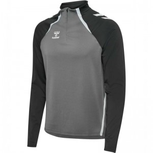 Dámské Tričko Hummel Lead 2.0 Half Zip Šedé | 877903-515