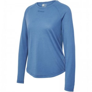 Dámské Tričko Hummel Mt Vanja L/S Blankyt | 446545-976