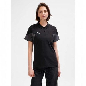 Dámské Tričko Hummel Travel Polo Černé | 603564-085