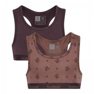Dětské Bundy Hummel Carolina 2-pack Čokolády | 649512-451