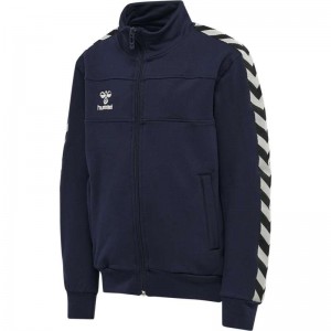 Dětské Bundy Hummel Move Classic Zip Tmavě Blankyt | 842282-178