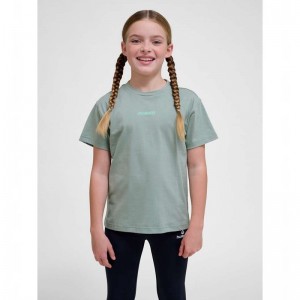 Dětské Házenkářské Boty Hummel Ella S/S Zelene | 730381-582