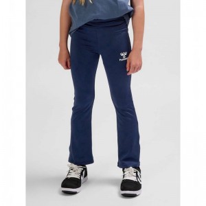Dětské Kalhoty Hummel Aya High Rise Flare Černé | 683071-245