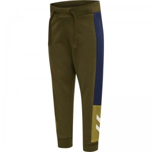 Dětské Kraťasy Hummel Common Olivy Zelené | 658547-099