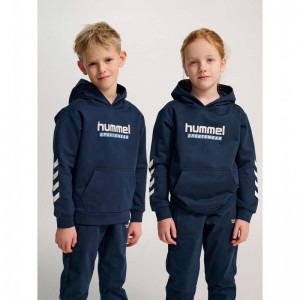Dětské Kraťasy Hummel Jr Logo Tmavě Blankyt | 857051-071