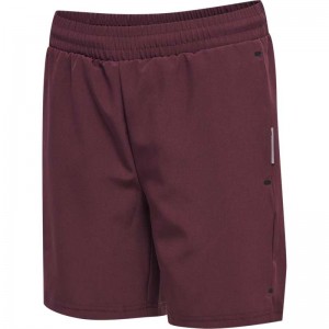 Dětské Kraťasy Hummel Move Grid Woven Fuchsie | 127862-921