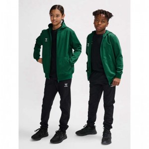 Dětské Mikina s Kapucí Hummel Go 2.0 Zip Zelene | 084350-293