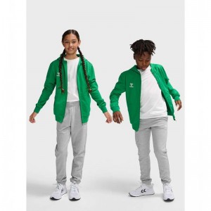 Dětské Mikina s Kapucí Hummel Go 2.0 Zip Zelene | 824761-230