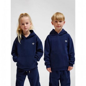 Dětské Mikina s Kapucí Hummel Jr Loose Bee Tmavě Blankyt | 588817-897