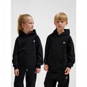 Dětské Mikina s Kapucí Hummel Jr Loose Bee Černé | 200437-445