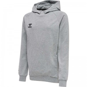 Dětské Mikina s Kapucí Hummel Move Grid Cotton Šedé | 252380-862