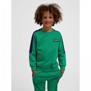 Dětské Mikiny Hummel Dixen Zelene | 534646-285