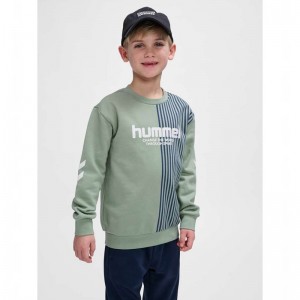 Dětské Mikiny Hummel Mexi Sweatshirt Zelene | 762280-496