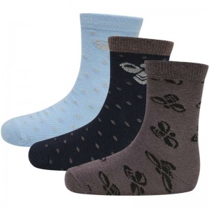 Dětské Ponožky Hummel Alfie 3-pack Blankyt | 630046-523