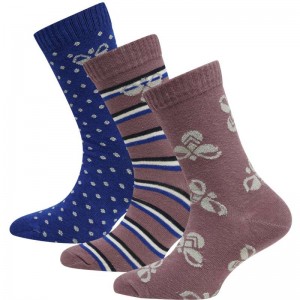 Dětské Ponožky Hummel Alfie 3-pack Růžové | 263746-997