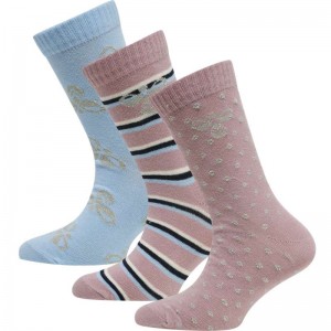 Dětské Ponožky Hummel Alfie 3-pack Růžové | 524235-592