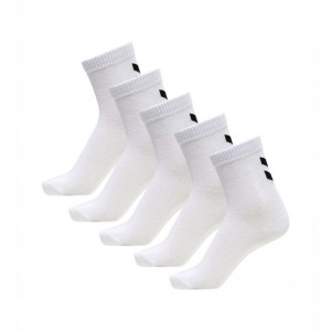 Dětské Ponožky Hummel Make My Day 5-pack Bílé | 064907-156