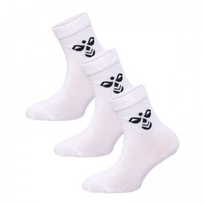 Dětské Ponožky Hummel Sutton 3-pack Bílé | 225162-227