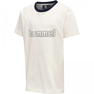 Dětské Tričko Hummel Cloud S/S Bílé | 582848-420