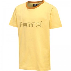 Dětské Tričko Hummel Cloud S/S Žluté | 265516-473