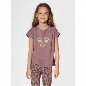 Dětské Tričko Hummel Diez S/S Růžové | 059286-825