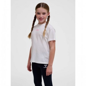 Dětské Tričko Hummel Ella S/S Bílé | 838959-821