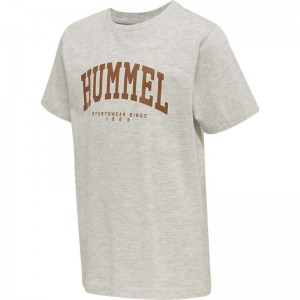 Dětské Tričko Hummel Fast S/S Šedé | 076752-296